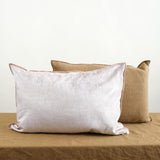 Styled 16" X 24" Royal Velvet Vice Versa Cushion in Blush