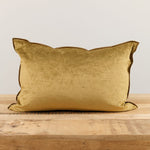 Maison De Vacances Home Pillows 16" X 24" Royal Velvet Vice Versa Cushion in Bronze Bronze / 16" X 24"