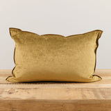 Maison De Vacances Home Pillows 16" X 24" Royal Velvet Vice Versa Cushion in Bronze Bronze / 16" X 24"