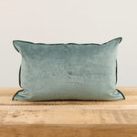 Maison De Vacances Home Pillows 16" X 24" Royal Velvet Vice Versa Cushion in Canard Canard / 16" X 24"