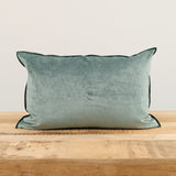 Maison De Vacances Home Pillows 16" X 24" Royal Velvet Vice Versa Cushion in Canard Canard / 16" X 24"