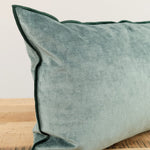 Maison De Vacances Home Pillows 16" X 24" Royal Velvet Vice Versa Cushion in Canard Canard / 16" X 24"