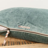 Maison De Vacances Home Pillows 16" X 24" Royal Velvet Vice Versa Cushion in Canard Canard / 16" X 24"