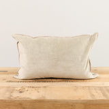 Maison De Vacances Home Pillows 16" X 24" Royal Velvet Vice Versa Cushion in Ciment Ciment / 16" X 24"