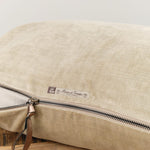 Maison De Vacances Home Pillows 16" X 24" Royal Velvet Vice Versa Cushion in Ciment Ciment / 16" X 24"