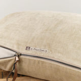 Maison De Vacances Home Pillows 16" X 24" Royal Velvet Vice Versa Cushion in Ciment Ciment / 16" X 24"