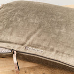 Maison De Vacances Home Pillows 16" X 24" Royal Velvet Vice Versa Cushion in Ecorce Ecorce / 16" X 24"