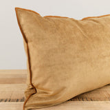 Maison De Vacances Home Pillows 16" X 24" Royal Velvet Vice Versa Cushion in Havane Havane / 16" X 24"