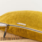 Maison De Vacances Home Pillows 16" X 24" Royal Velvet Vice Versa Cushion in Ocre Ocre / 16" X 24"
