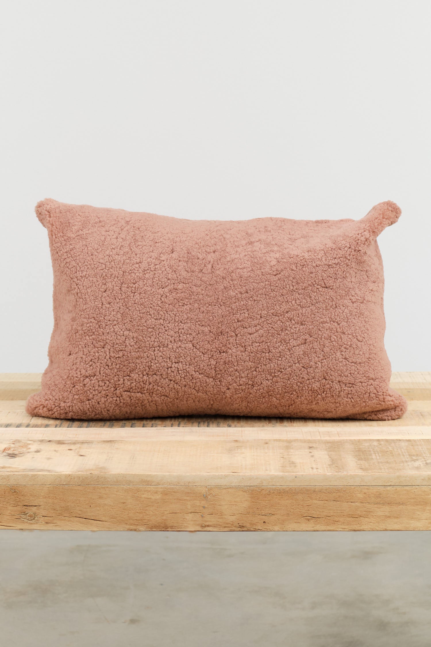 Maison De Vacances 16" X 24" Sheep Vice Versa Cushion in Blush