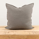 Maison De Vacances Home Pillows 26" X 26" Canvas Formentera Vice Versa Cushion in Ardoise Ardoise / 26" X 26"