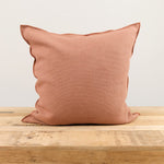 Maison De Vacances Home Pillows 26" X 26" Canvas Formentera Vice Versa Cushion in Argile Argile / 26" X 26"