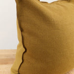 Maison De Vacances Home Pillows 26" X 26" Canvas Formentera Vice Versa Cushion in Bronze Bronze / 26" X 26"