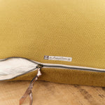Maison De Vacances Home Pillows 26" X 26" Canvas Formentera Vice Versa Cushion in Bronze Bronze / 26" X 26"