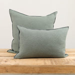 Maison De Vacances Home Pillows 26" X 26" Canvas Formentera Vice Versa Cushion in Canard Canard / 26" X 26"