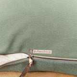Maison De Vacances Home Pillows 26" X 26" Canvas Formentera Vice Versa Cushion in Canard Canard / 26" X 26"