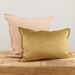 Maison De Vacances Home Pillows 26" X 26" Canvas Formentera Vice Versa Cushion in Nude Nude / 26" X 26"
