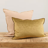 Maison De Vacances Home Pillows 26" X 26" Canvas Formentera Vice Versa Cushion in Nude Nude / 26" X 26"