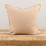 Maison De Vacances Home Pillows 26" X 26" Canvas Formentera Vice Versa Cushion in Nude Nude / 26" X 26"