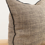 Maison De Vacances Home Pillows 26" X 26" Chinee Canvas Rustique Cushion Naturel/Noir / 26" X 26"
