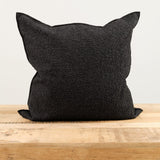 Maison De Vacances Home Pillows 26" X 26" Canvas Wooly Cushion in Charbon Charbon / 26" X 26"