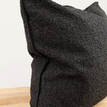 Maison De Vacances Home Pillows 26" X 26" Canvas Wooly Cushion in Charbon Charbon / 26" X 26"