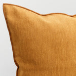 Maison De Vacances Home Pillows 26" X 26" Tufted Canvas Upcycled Cushion in Rusty Rusty / 26" X 26"