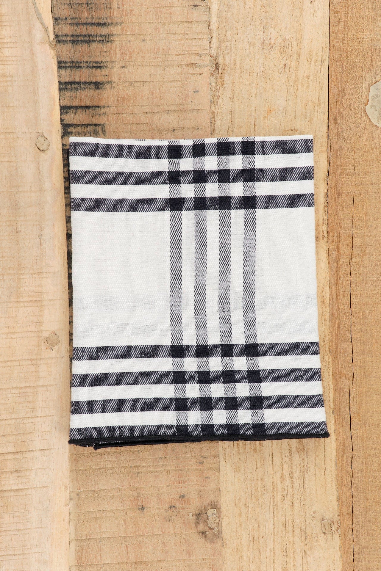 Maison De Vacances Home Kitchen Towels Canvas Mimi Country Kitchen Towel Noir/Bourdon / 17" X 30"