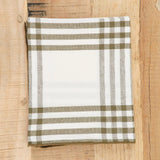 Maison De Vacances Home Kitchen Towels Canvas Mimi Country Kitchen Towel Kaki/Bourdon / 17" X 30"