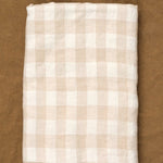 Maison De Vacances Home Tablecloths Canvas Vintage Vichy Tablecloth Creme / 170 X 240 cm