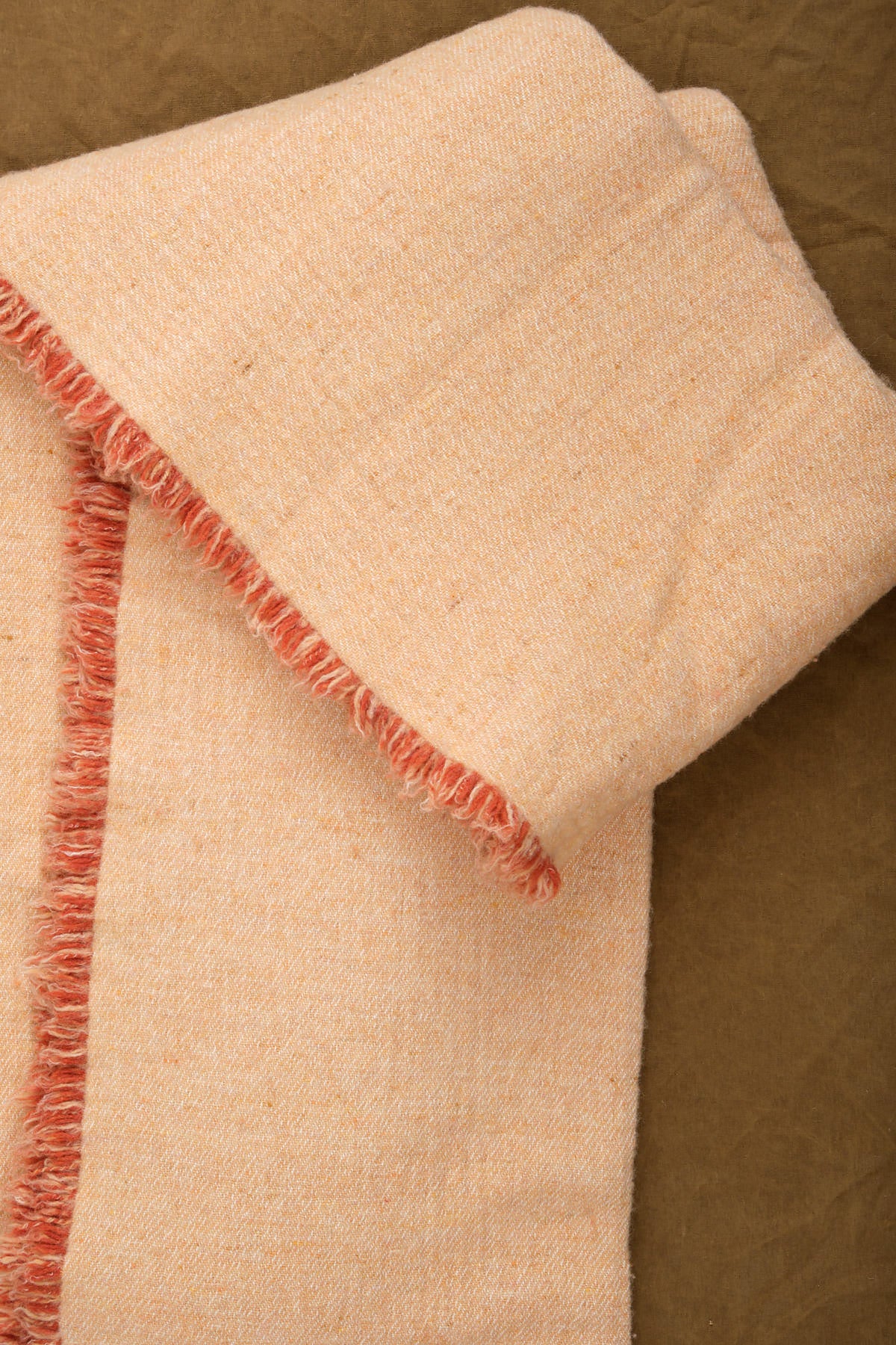 Maison de Vacances Melon and Henne Washed Vice Versa Fringed Throw