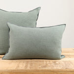 Maison De Vacances Home Pillows 16" X 24" Canvas Formentera Vice Versa Cushion in Canard Canard / 16" X 24"