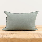 Maison De Vacances Home Pillows 16" X 24" Canvas Formentera Vice Versa Cushion in Canard Canard / 16" X 24"
