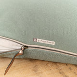 Maison De Vacances Home Pillows 16" X 24" Canvas Formentera Vice Versa Cushion in Canard Canard / 16" X 24"