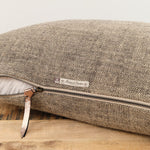 Maison De Vacances Home Pillows 16" X 24" Chinee Canvas Rustique Cushion Naturel/Noir / 16" X 24"
