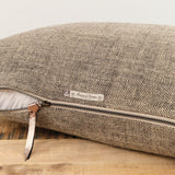 Maison De Vacances Home Pillows 16" X 24" Chinee Canvas Rustique Cushion Naturel/Noir / 16" X 24"