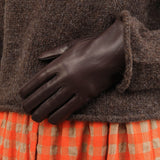 Maison Fabre Accessories Gloves Bachaumont Rabbit-Lined Gloves in London Tan