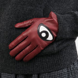 Maison Fabre Accessories Gloves Clin Cashmere-Lined Gloves in Vino