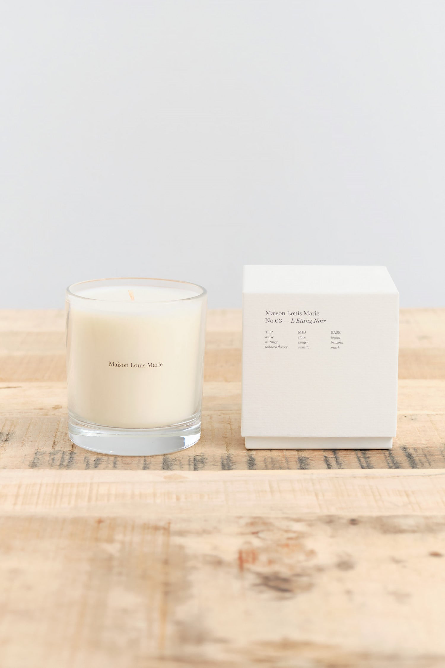 No. 03 L'Etang Noir Candle by Maison Louis Marie