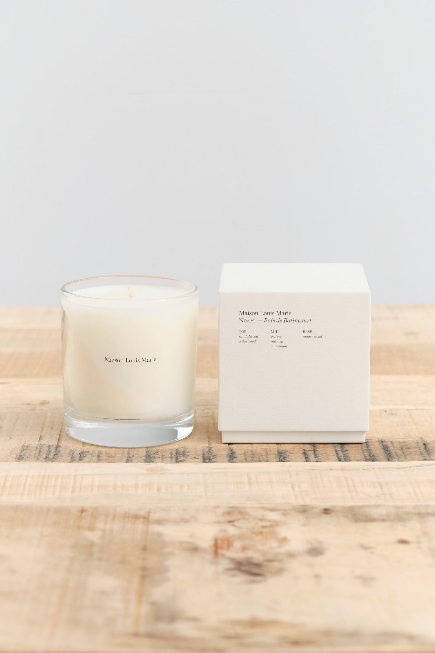 Maison Louis Marie No. 4 Bois de Balincourt Candle