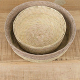 Natural Round Basket by Makaua 