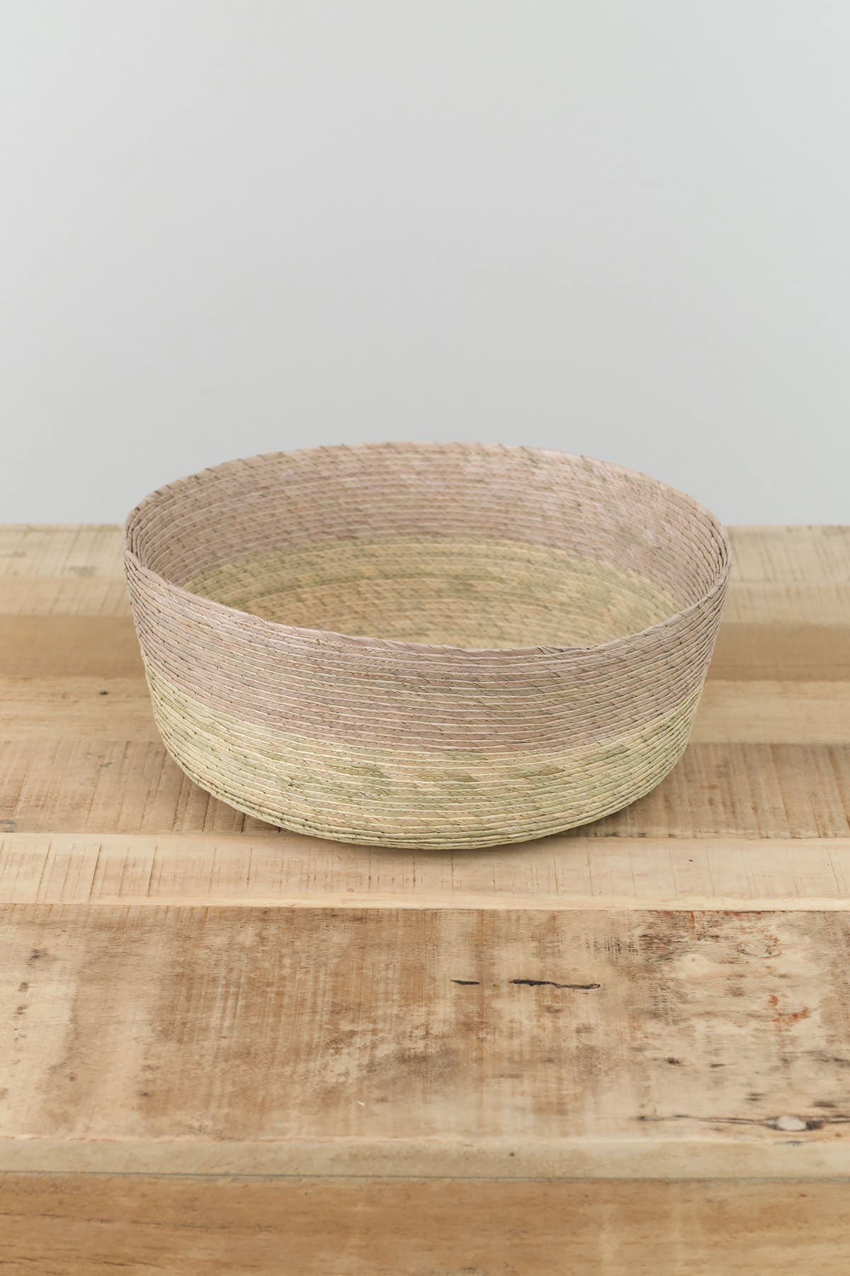 Round Basket by Makaua in Stripe