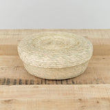 Tortillero Basket with Lid by Makaua in Natural and Stripe