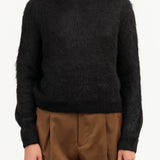 Ryan Pullover Sweater by Maria Stanley in Noir 