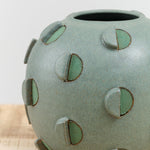 Blue Green Barrel Cactus Vase by Matthew Ward Studio