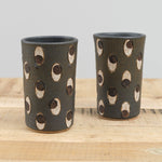 Matthew Ward Studio Eye Tumblers in Black Blue 