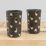 Matthew Ward Studio Eye Tumblers in Black Blue 