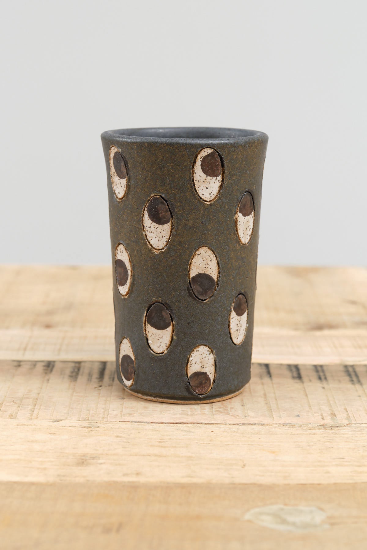 Eye Tumblers by Matthew Ward Studio in Black Blue 