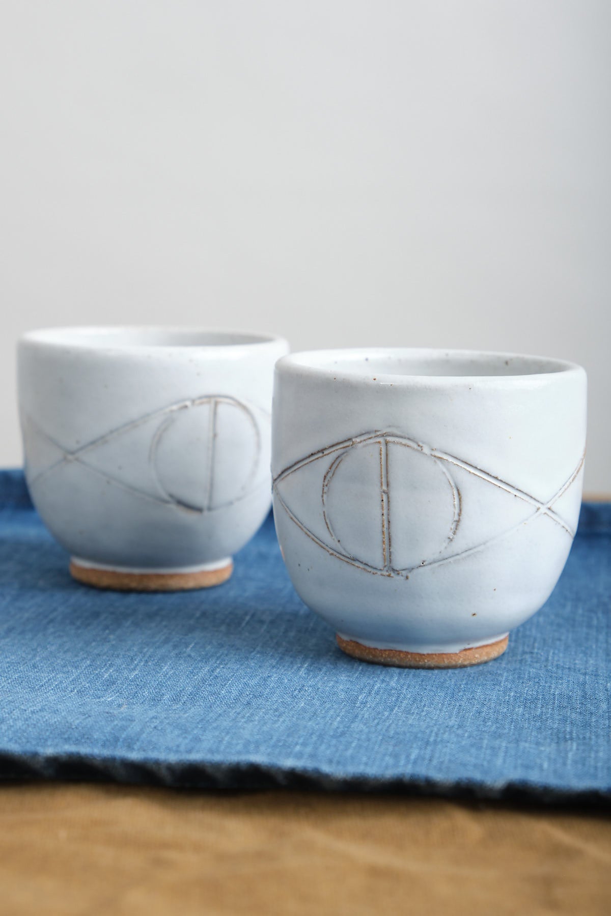 Matthew Ward Studio Ceramic Felix Cup with White Glaze 