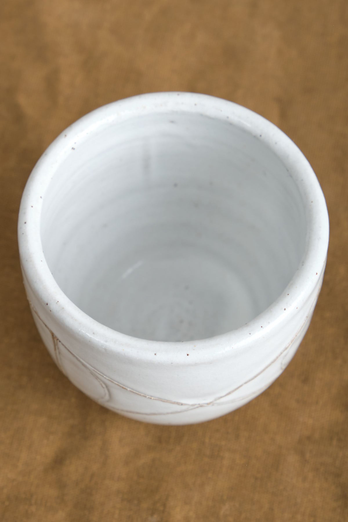 3" Medium Felix Cup in white 